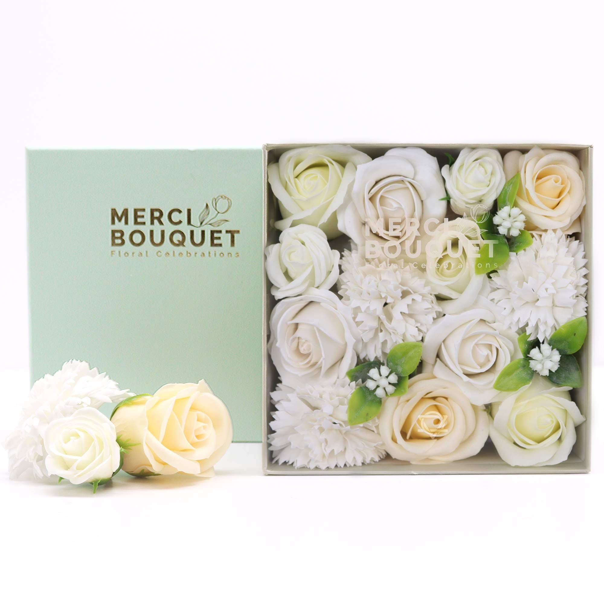 Square Box - Wedding Blessings - White & Ivory 🇬🇧