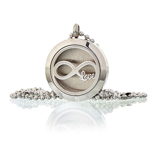 Aromatherapy Diffuser Necklace - Infinity Love 25mm 🇬🇧