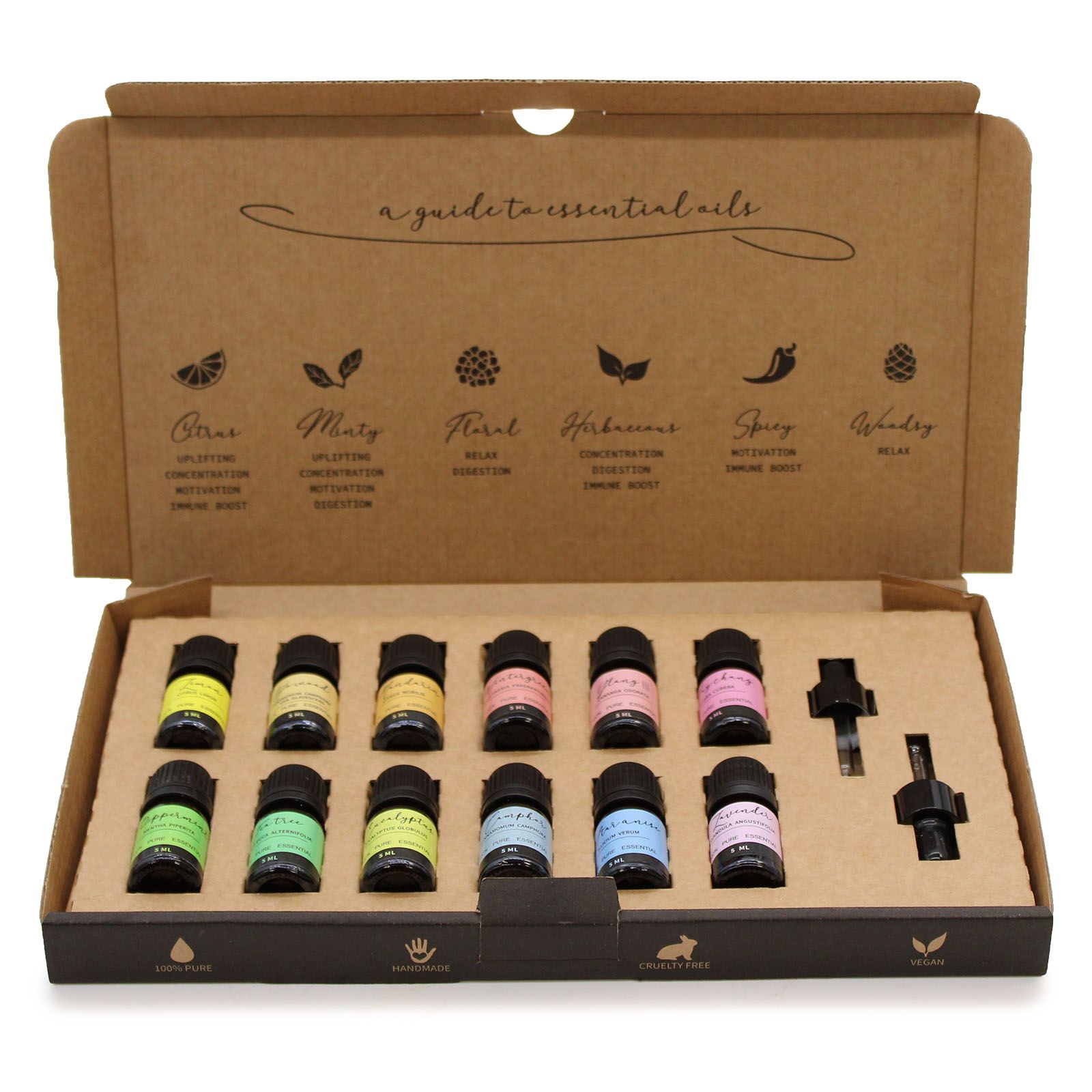 Aromatherapy Essential Oil Set - Starter Pack 🇬🇧