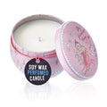 Art Tin Candle - Assorted Design - Friendly Messages - Parma Violet 🇬🇧