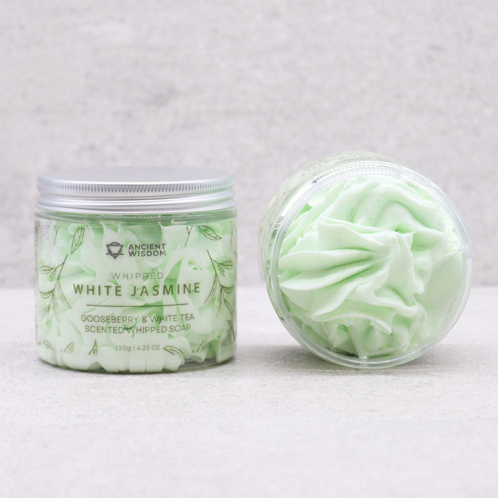 Gooseberry & White Tea Whipped Soap 120g 🇬🇧