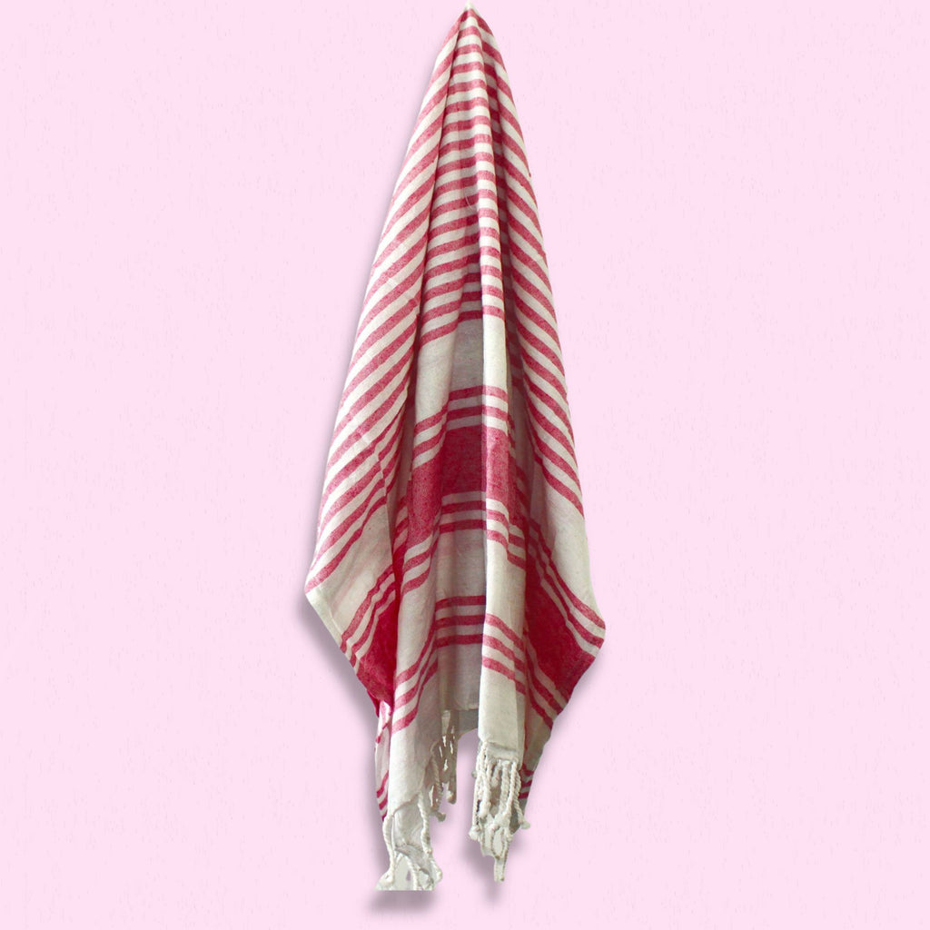 Hamman Spa Towel - Sunset Pink - 90x170cm 🇬🇧