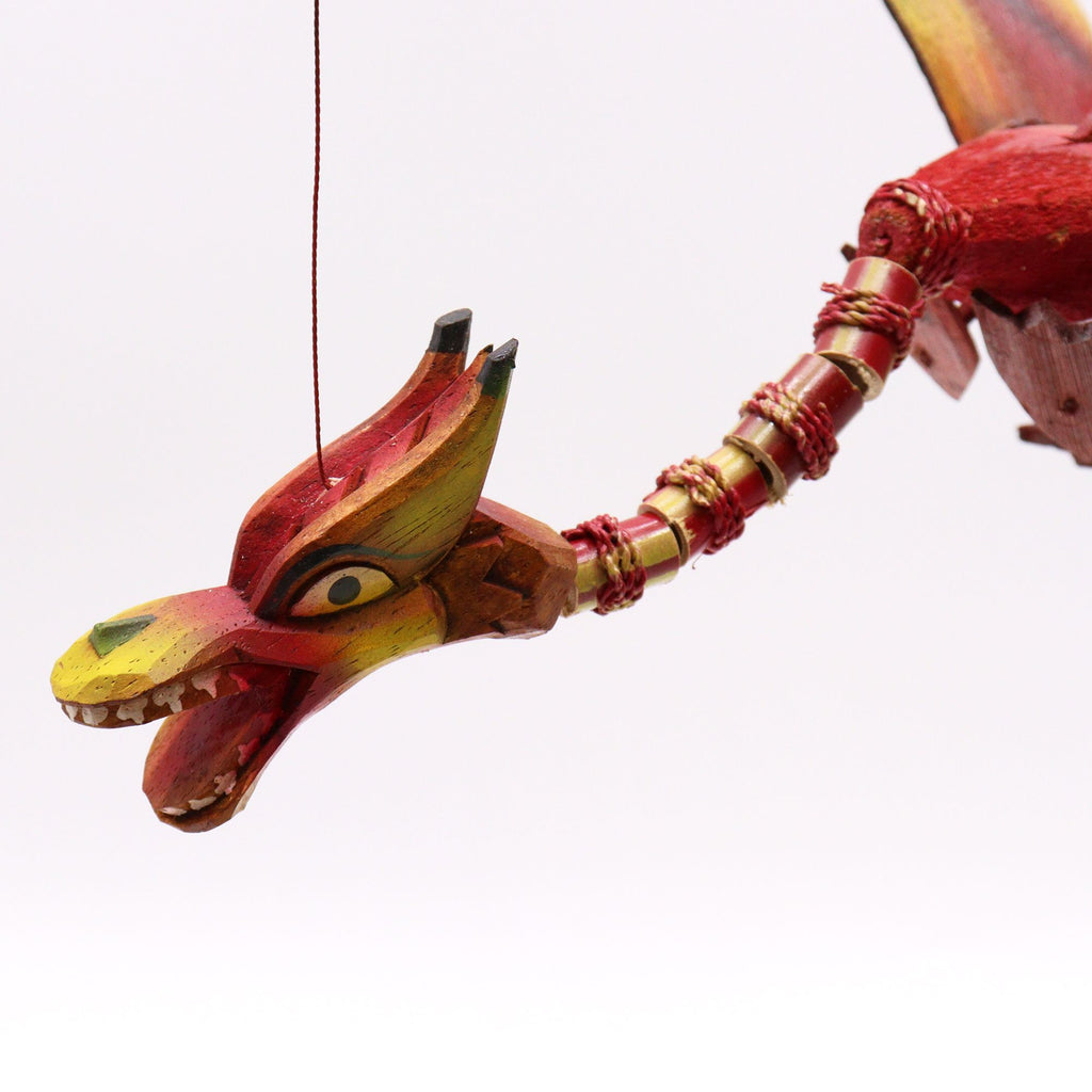 Red Coconut Dragon Mobile 37cm 🇬🇧