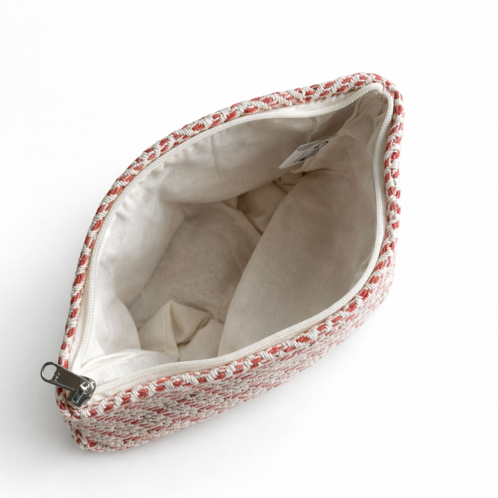 Nomad Sari Indian Jacquard Toiletry Bag - Coral Maze 🇬🇧