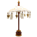 Bali Home Decor Parasol - Canvas - Gold Decor- 40cm 🇬🇧