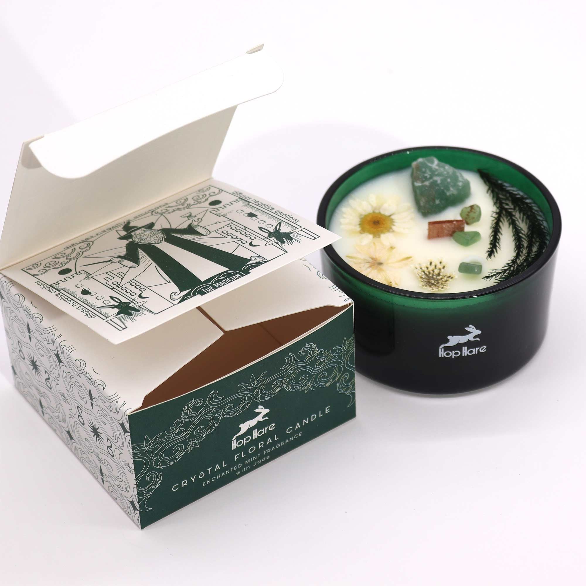 Hop Hare Crystal Magic Flower Candle - The Magician 🇬🇧