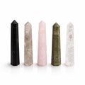 Gemstone Six Face Obelisk Point approx 11cm  - Rose Quartz 🇬🇧