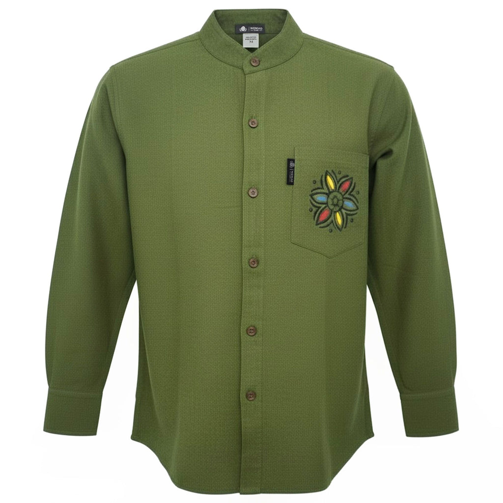 Nomad Sari Kathmandu Shirt - Forest Green - XXL 🇬🇧
