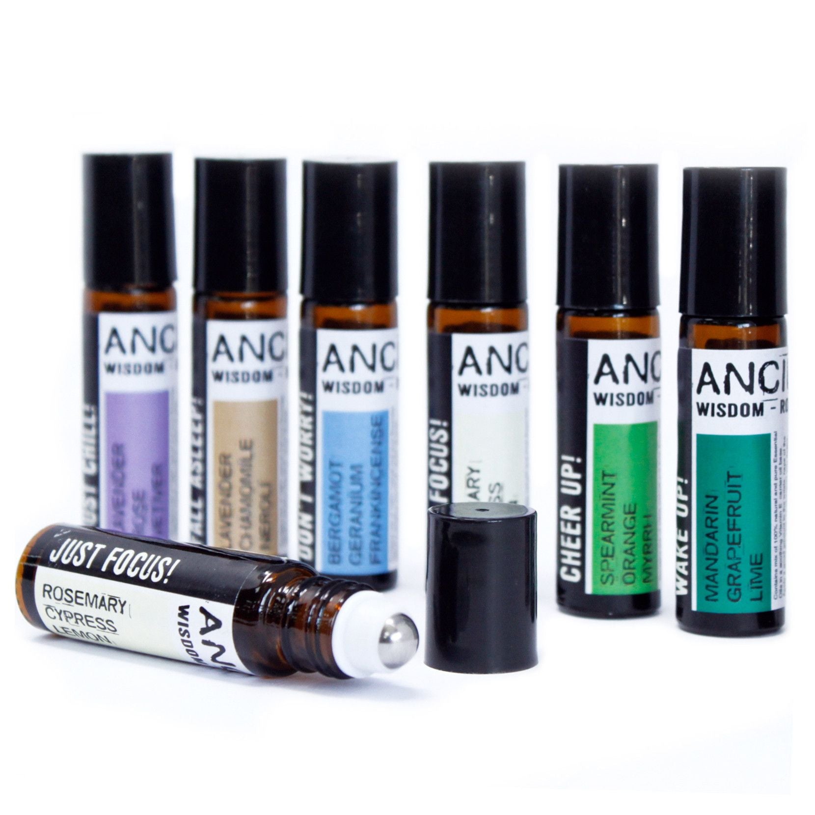 10ml Roll On Essential Oil Blend - Just Focus! 🇬🇧