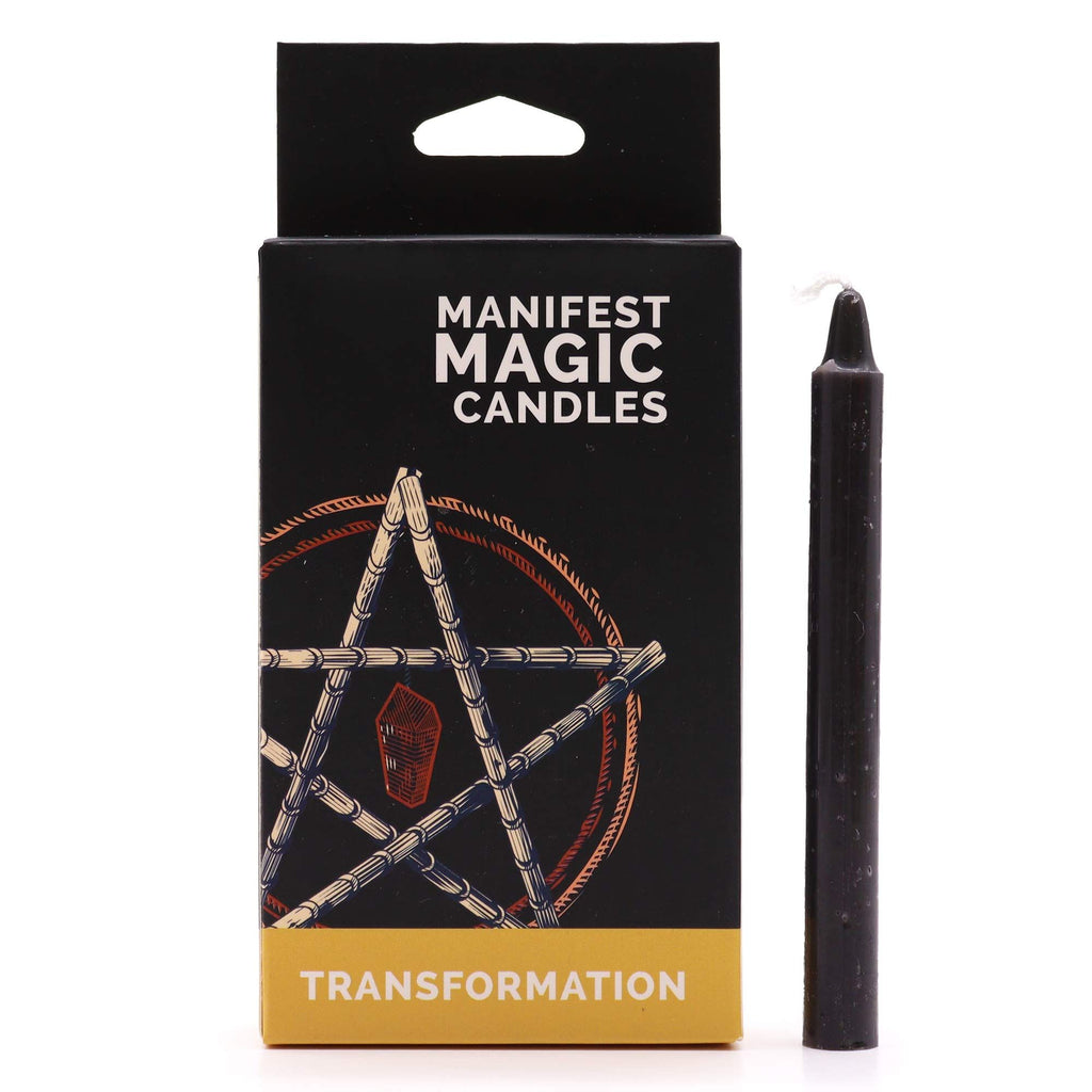 Manifest Magic Candles (pack of 12) - Black 🇬🇧