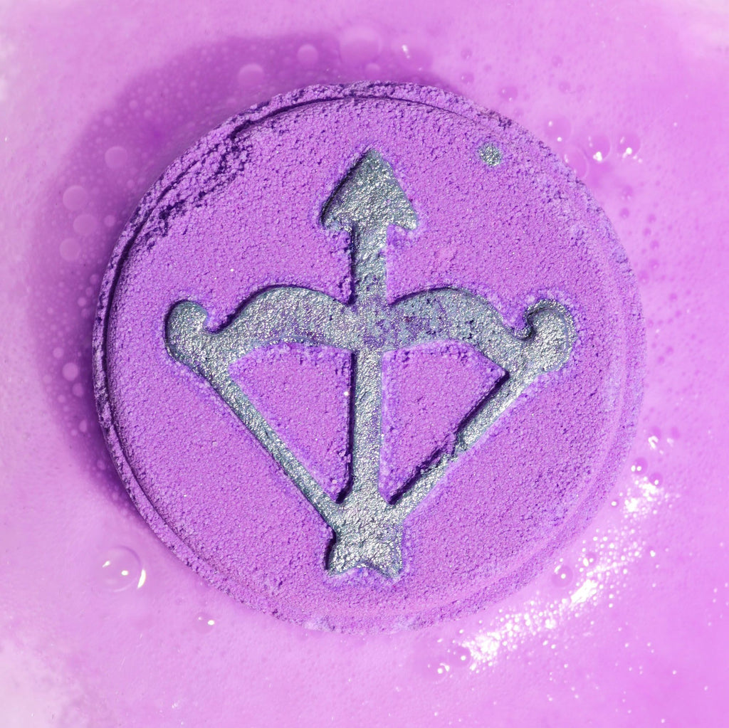 Set of Zodiac Bath Fizzers with Horoscope - Sagittarius 🇬🇧