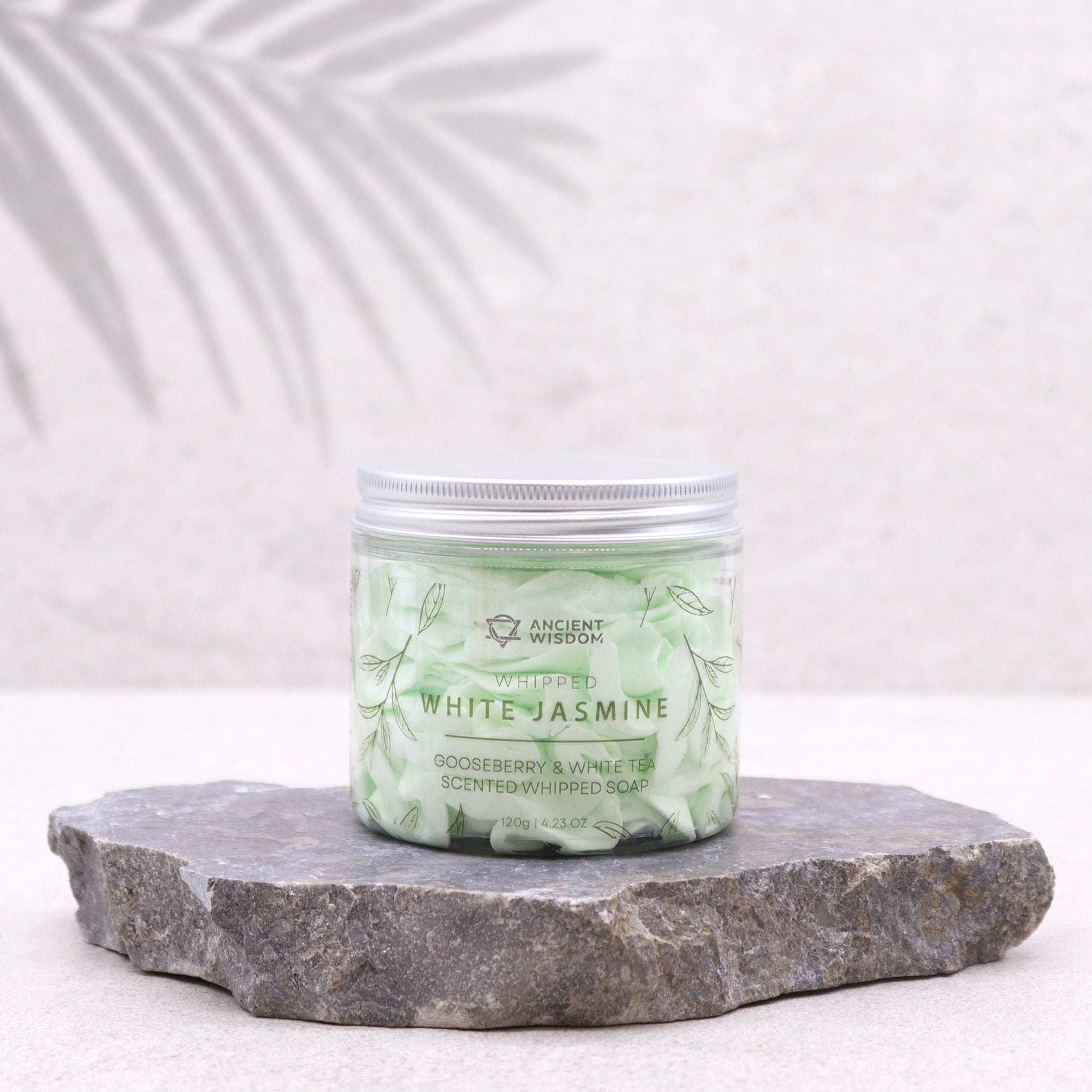 Gooseberry & White Tea Whipped Soap 120g 🇬🇧