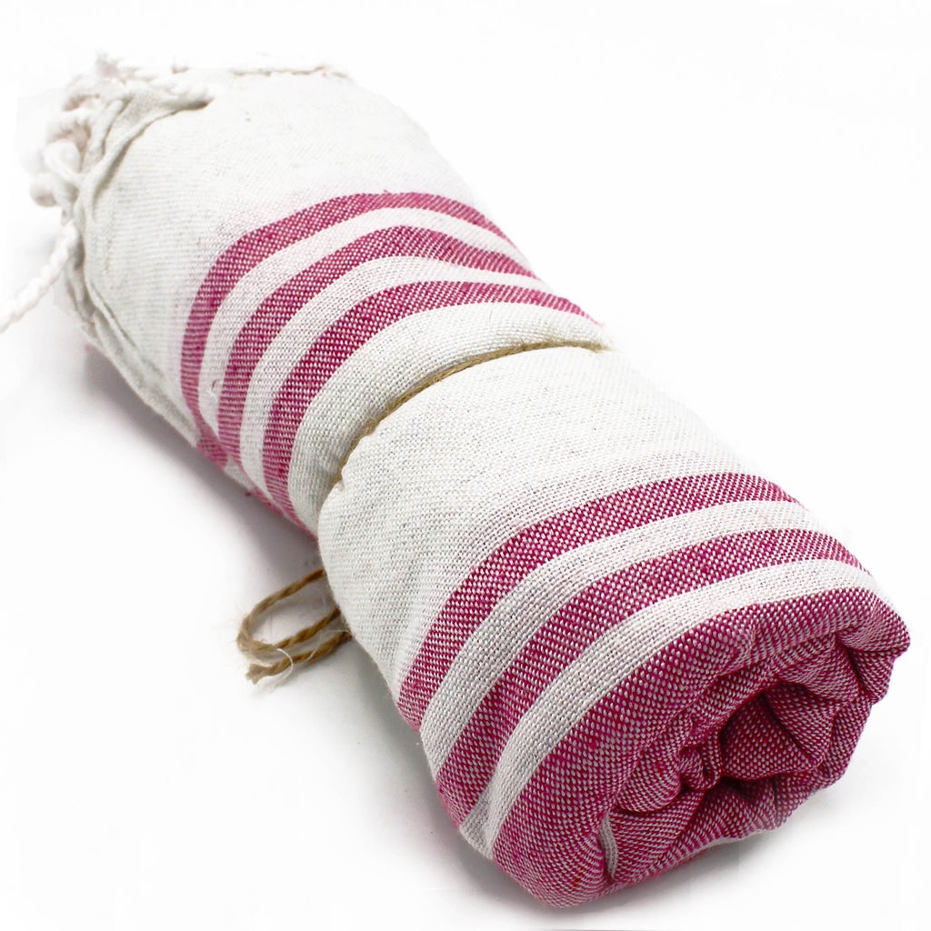 Hamman Spa Towel - Sunset Pink - 90x170cm 🇬🇧
