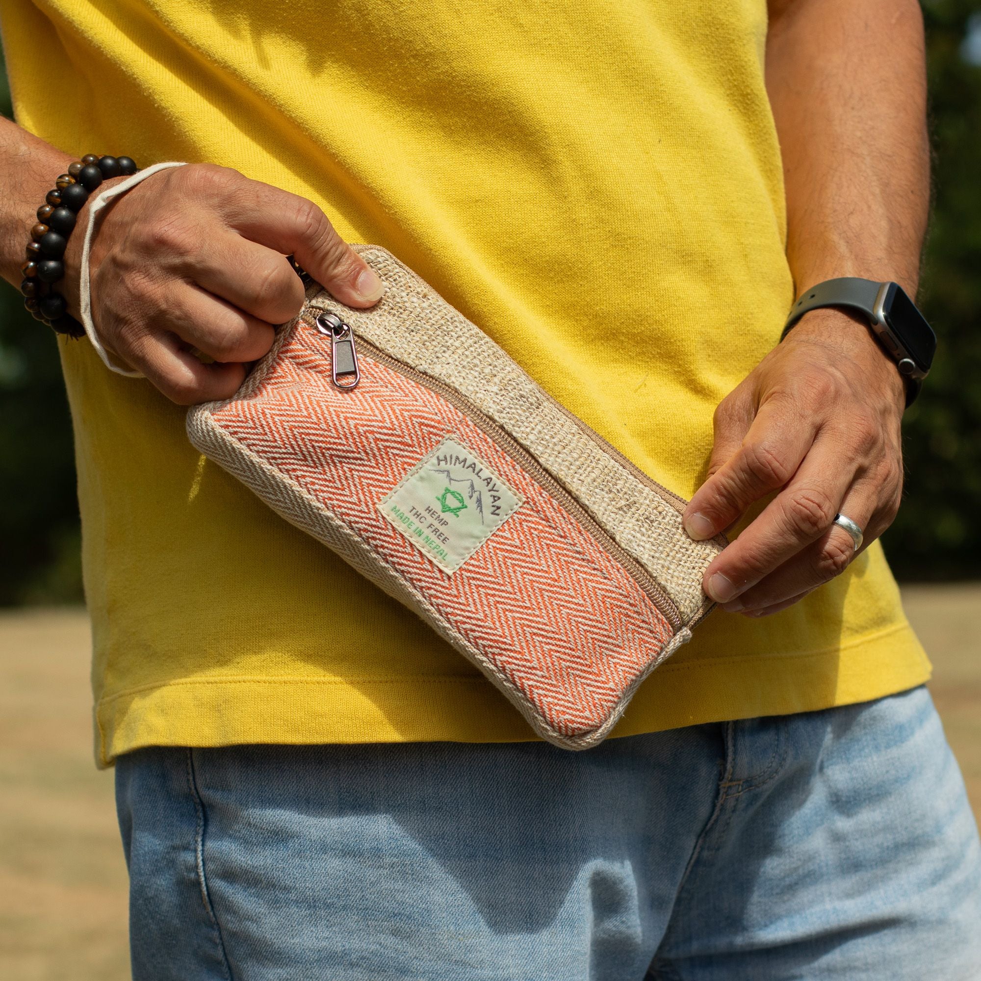 Hemp Phone/Tobacoo/Anything Zip Pouch (assorted) 🇬🇧