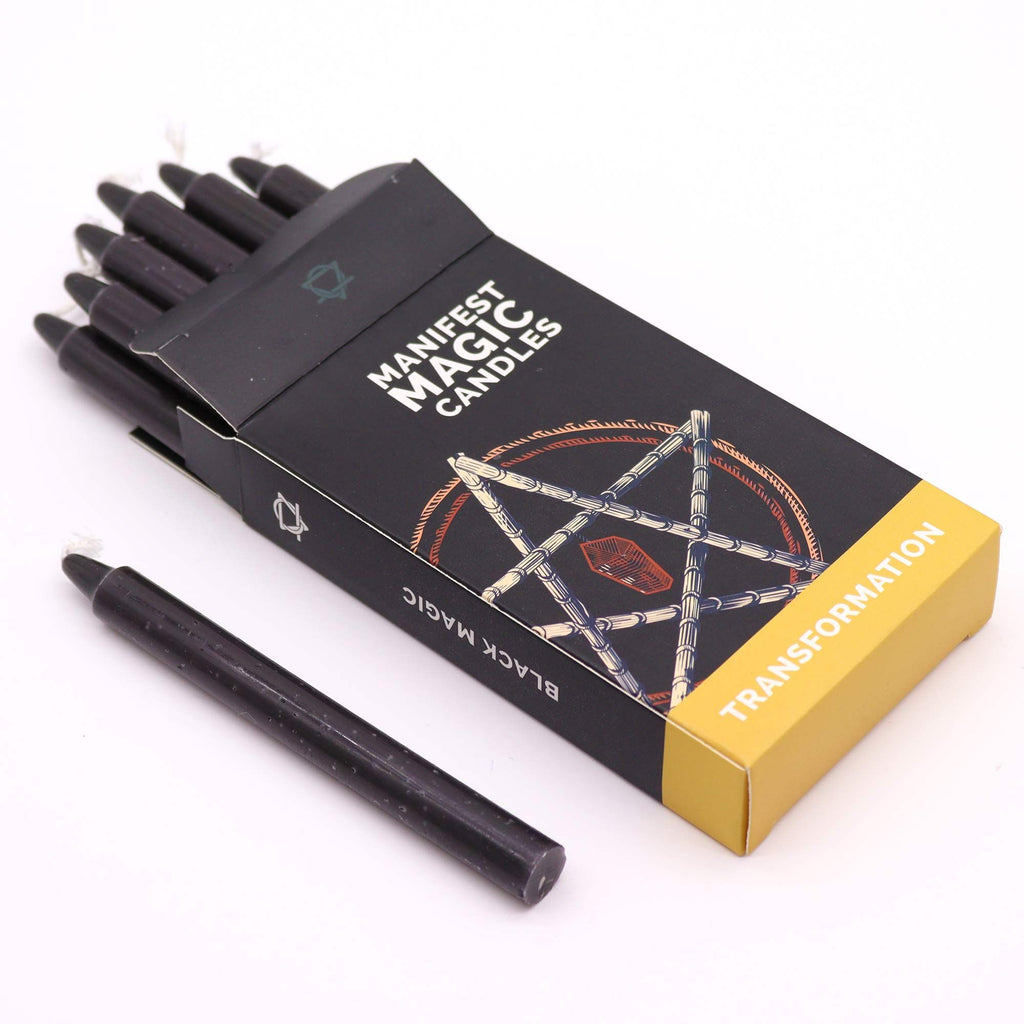 Manifest Magic Candles (pack of 12) - Black 🇬🇧