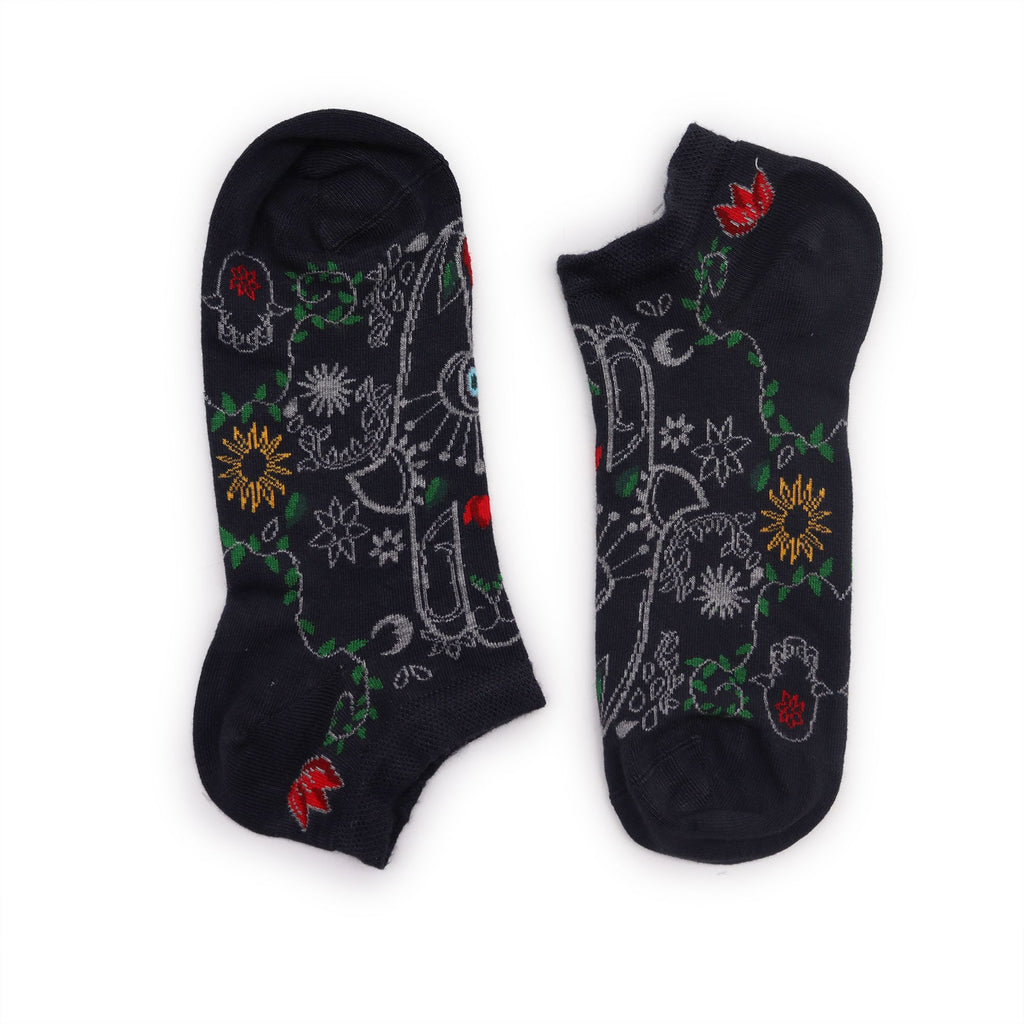 S/M Hop Hare Bamboo Socks Low (3.5-6.5) - Hamsa 🇬🇧