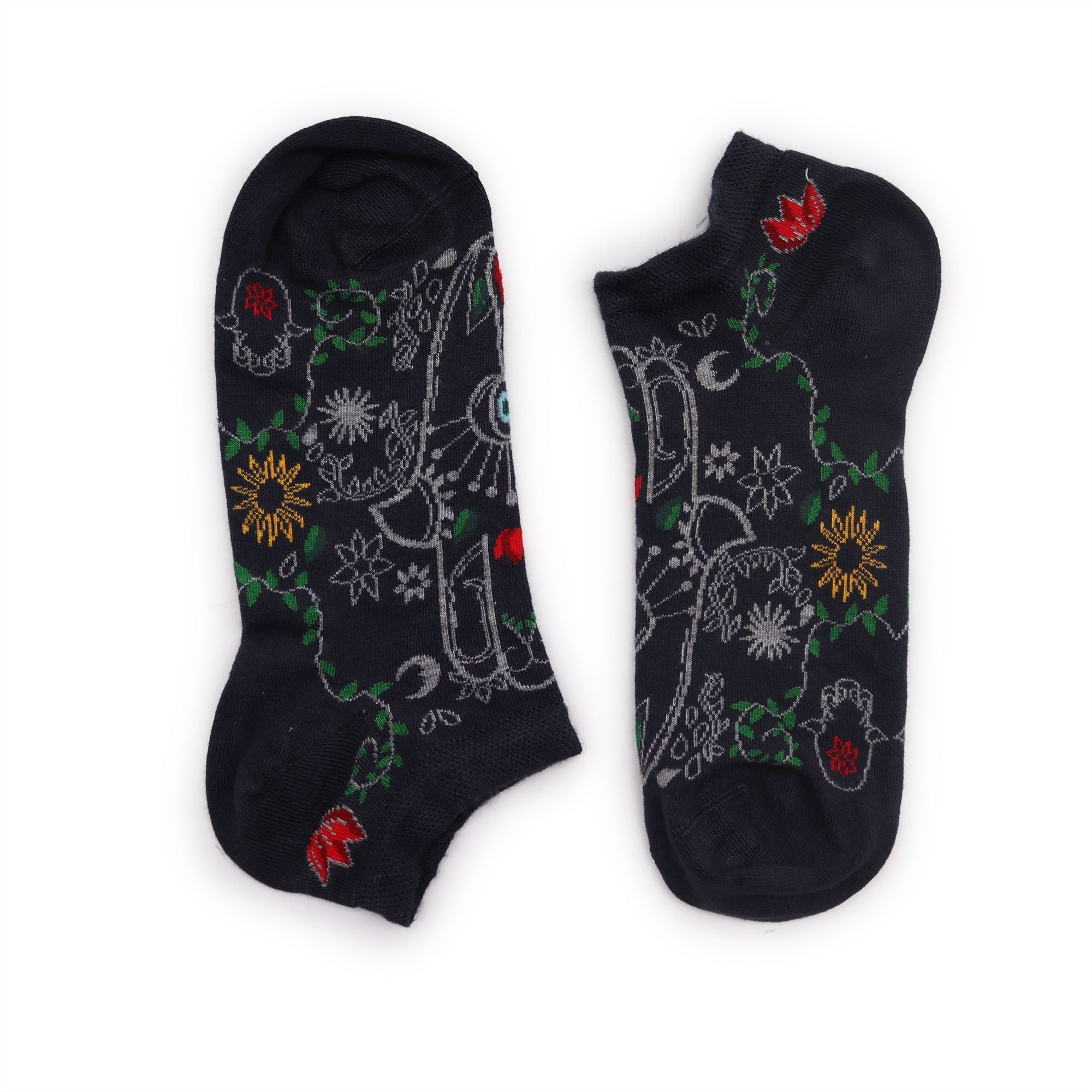 S/M Hop Hare Bamboo Socks Low (3.5-6.5) - Hamsa 🇬🇧