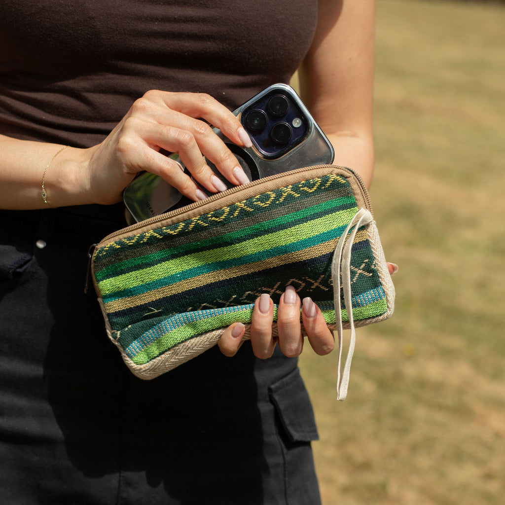 Hemp Phone/Tobacoo/Anything Zip Pouch (assorted) 🇬🇧