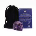 Gemstone Lrg Skull - Amethyst 🇬🇧