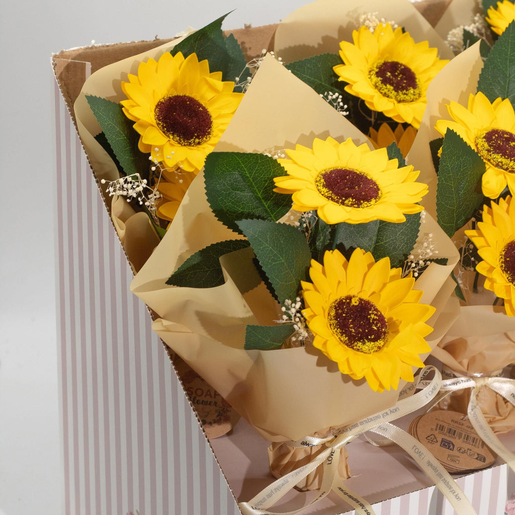 Soap Flower - Two Sunflower Bouquet 🇬🇧