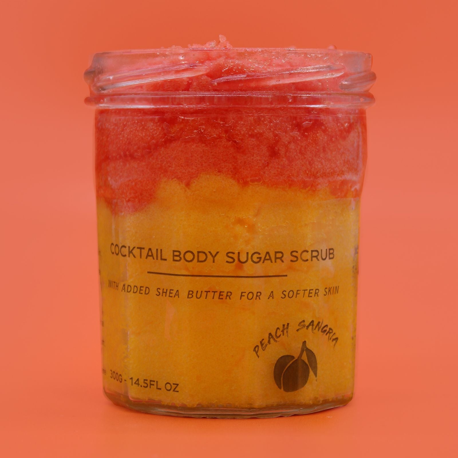 Fragranced Sugar Body Scrub - Peach Sangria 300g 🇬🇧