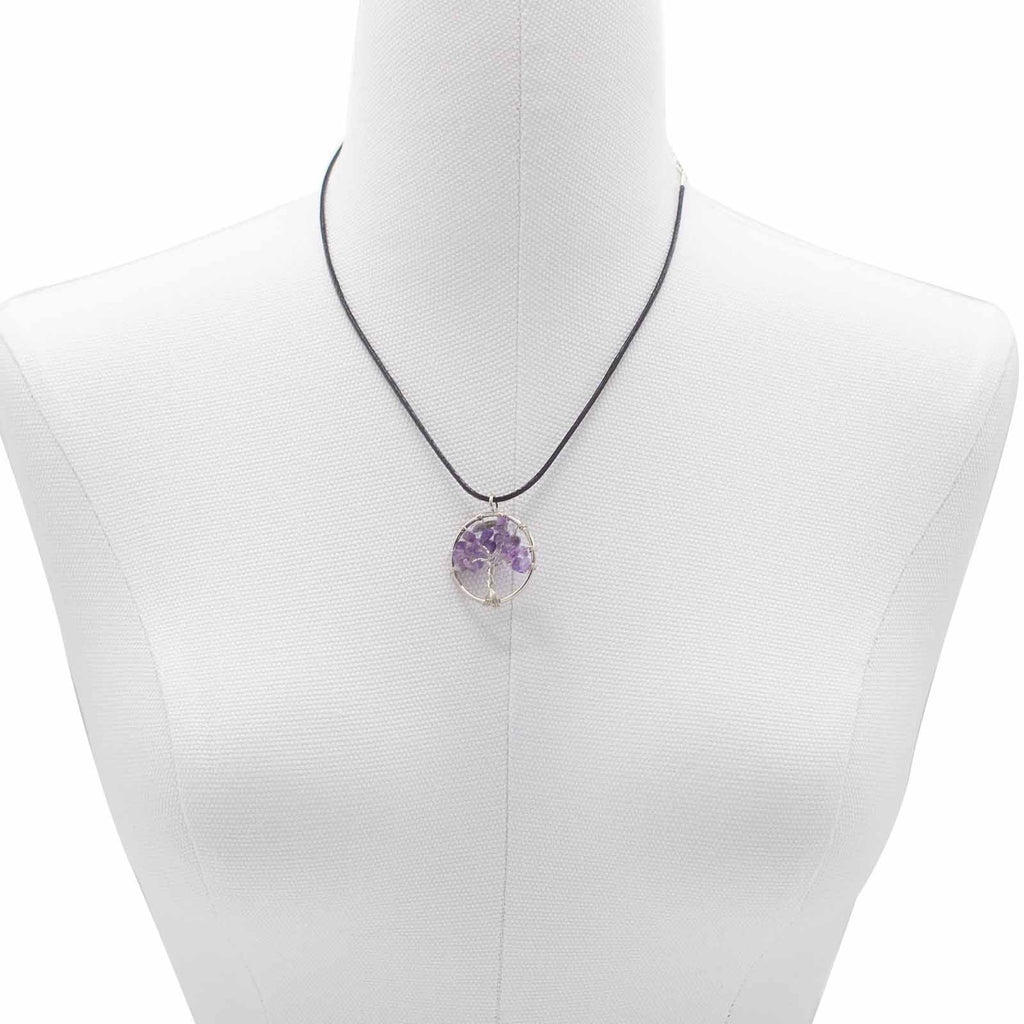 Tree of Life Pendant - Amethyst 🇬🇧