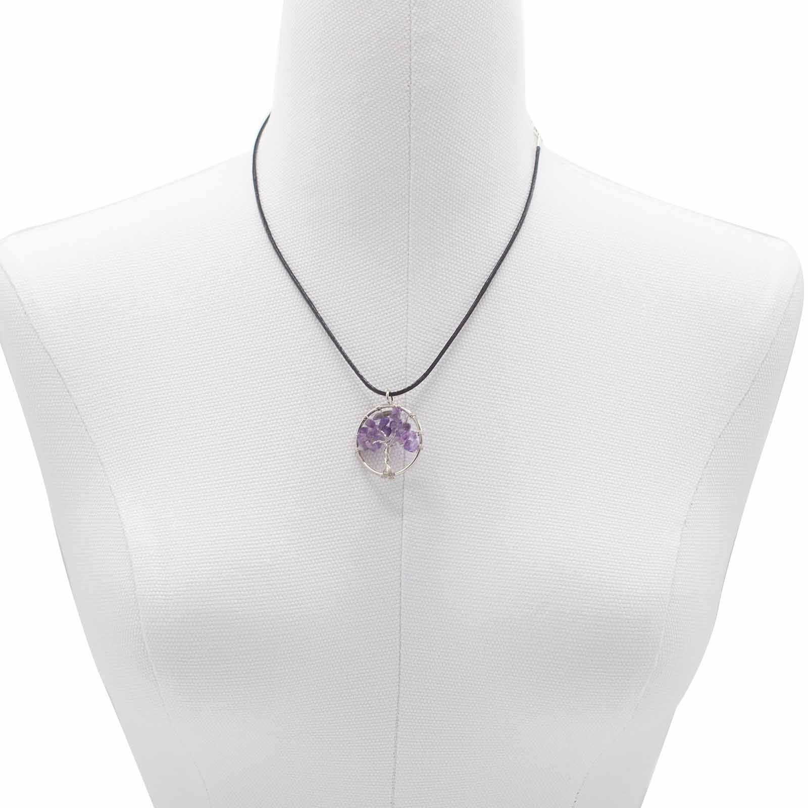 Tree of Life Pendant - Amethyst 🇬🇧