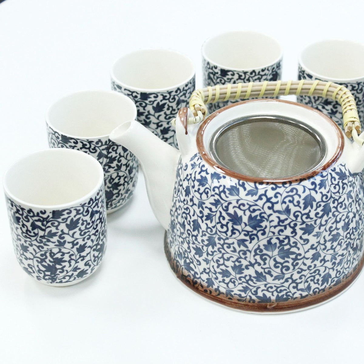 Herbal Teapot Set - Blue Pattern 🇬🇧