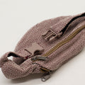 Cotton Hemp Style Belt (or Fanny) Bag - Wine 🇬🇧
