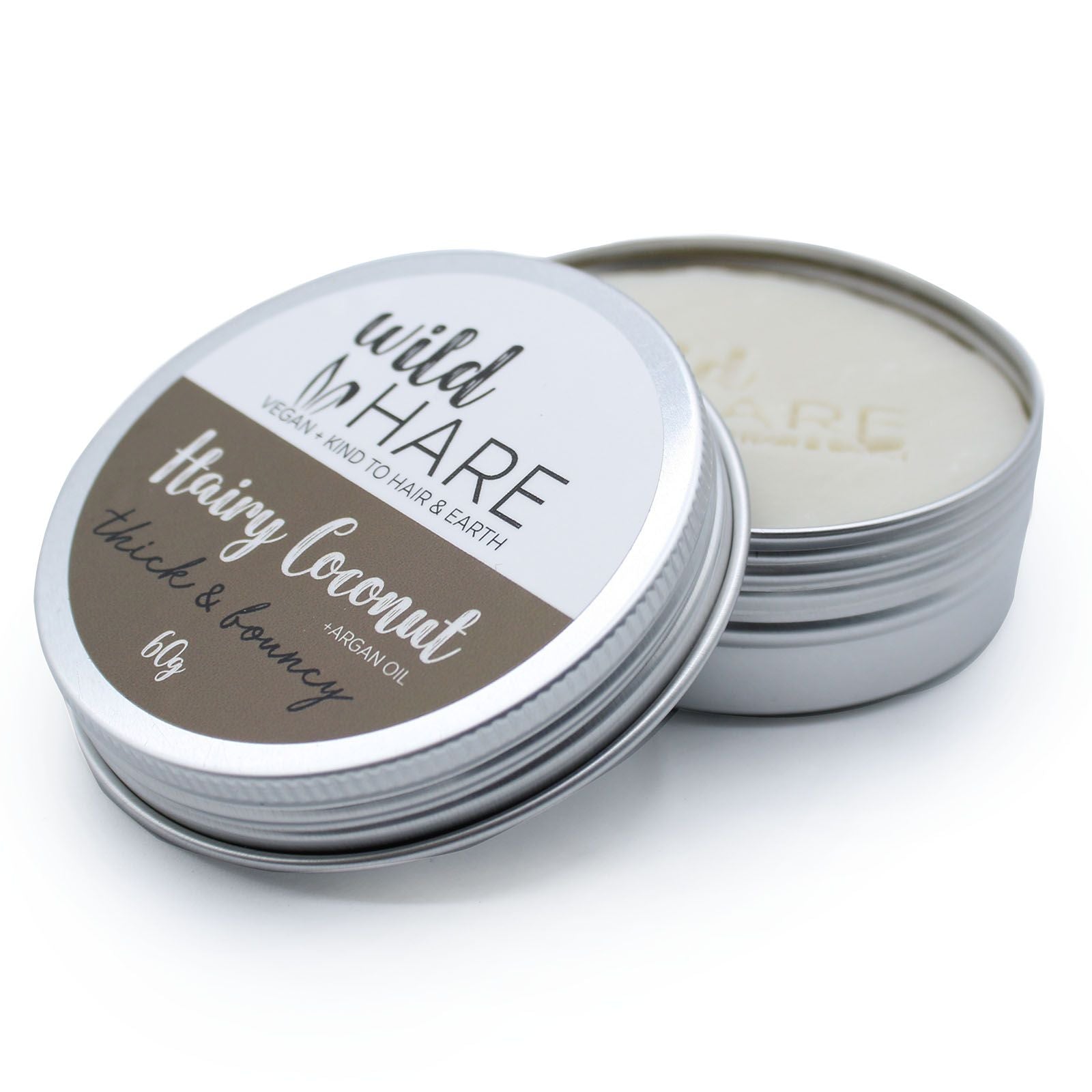 Wild Hare Solid Shampoo 60g - Hairy Coconut 🇬🇧