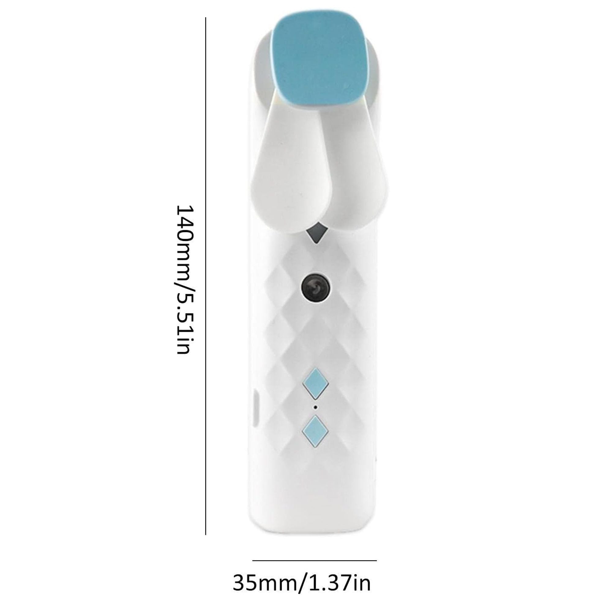 White Nano Mist Face Fan & Spray - USB chargable 🇬🇧