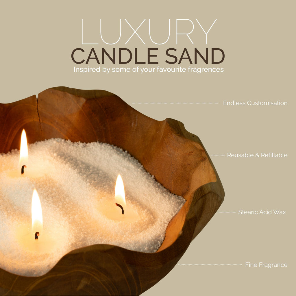 Fragranced Candle Sand - Warm Grey - Azure Noir - 300g 🇬🇧