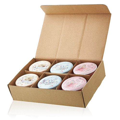 Art Tin Candle - Assorted Design - Friendly Messages - Parma Violet 🇬🇧