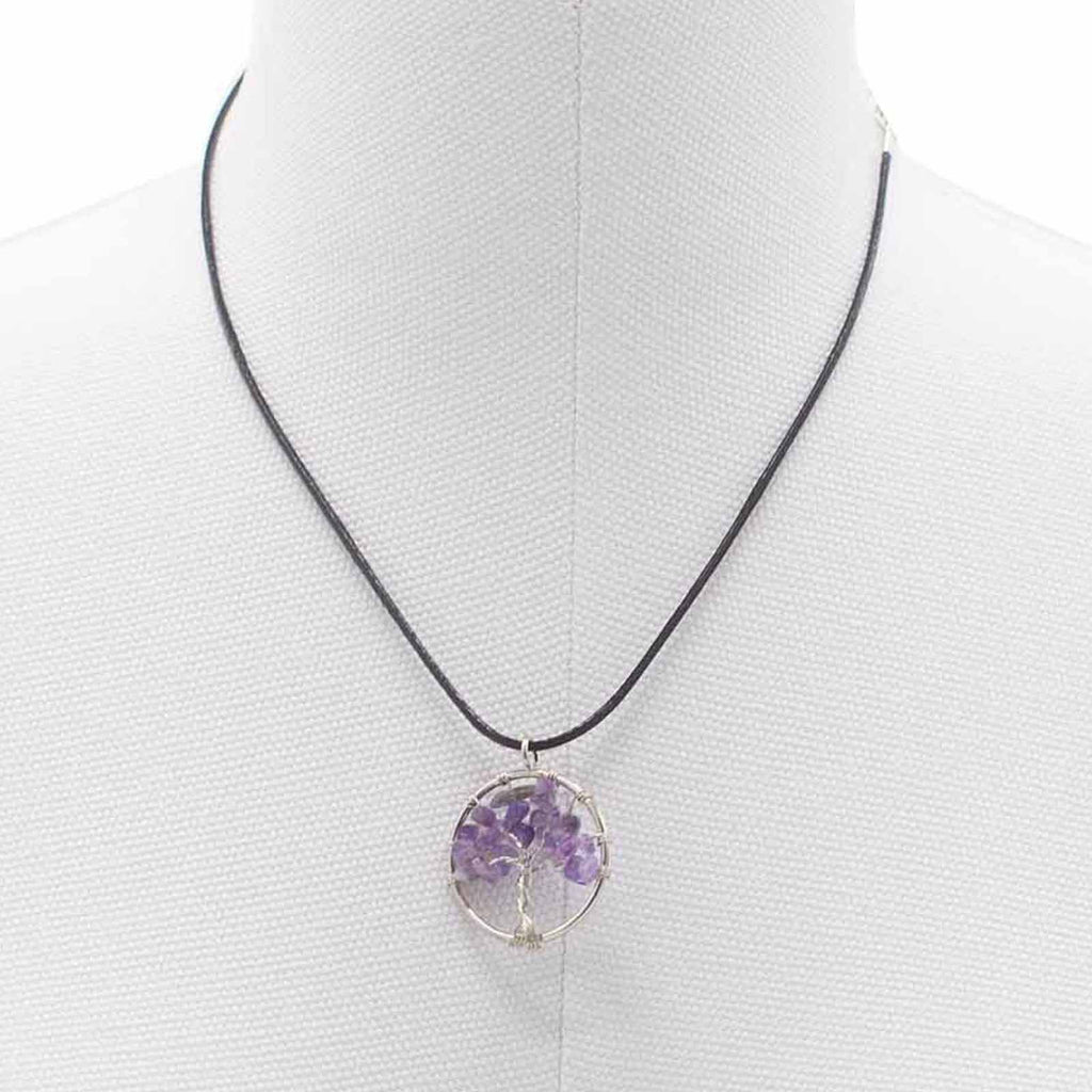 Tree of Life Pendant - Amethyst 🇬🇧