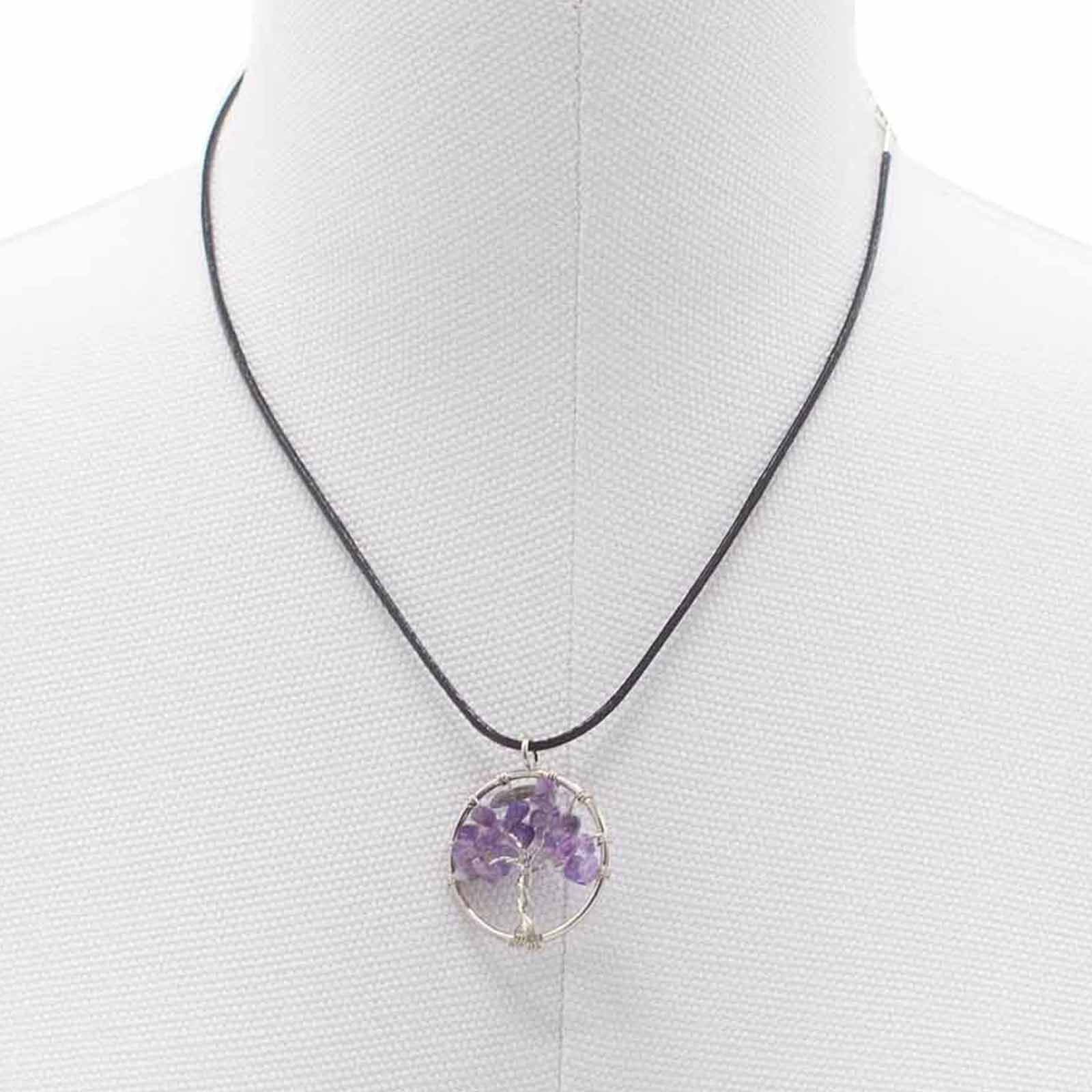Tree of Life Pendant - Amethyst 🇬🇧