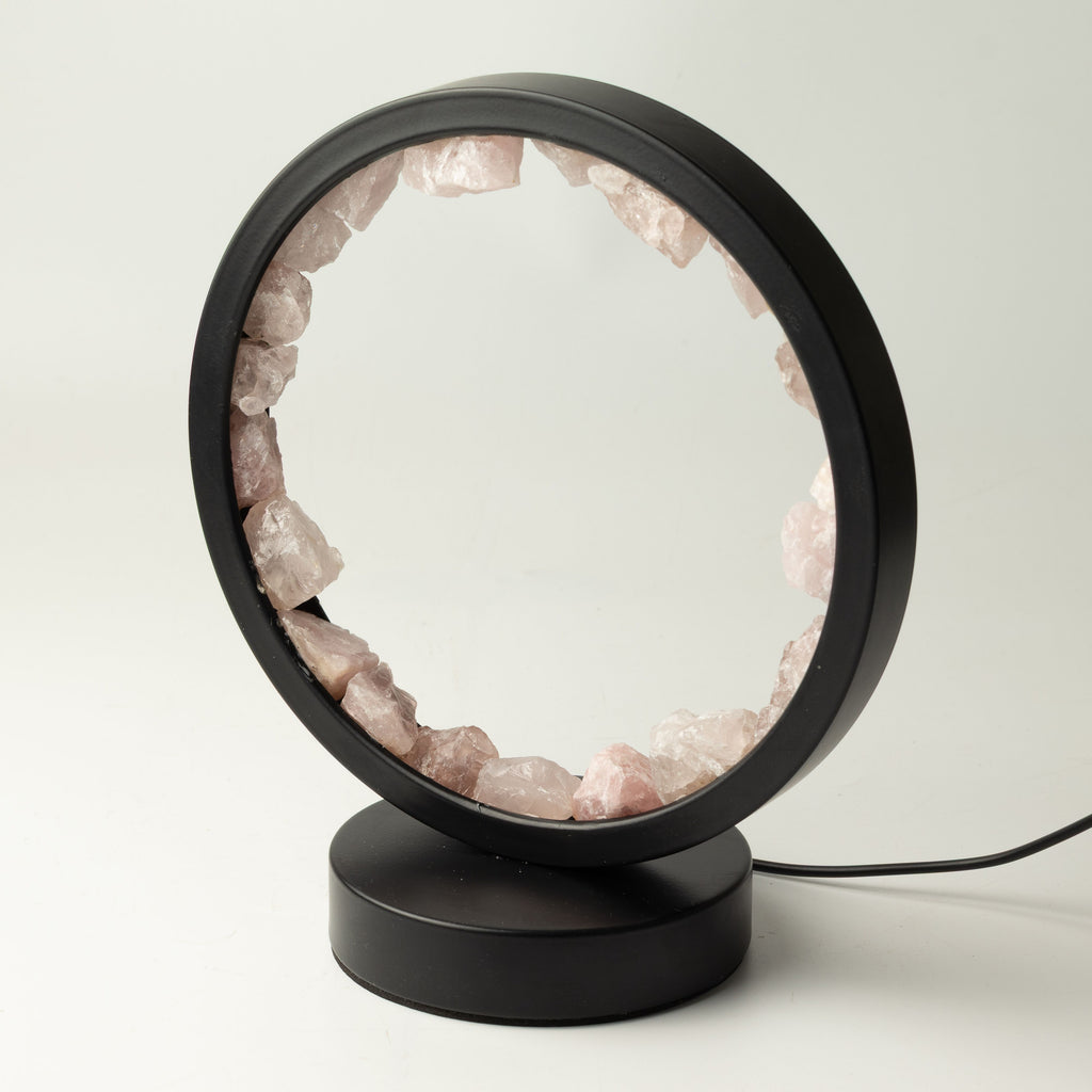 Gemstone Halo Lamp - Zen Body - Rose Quartz 🇬🇧