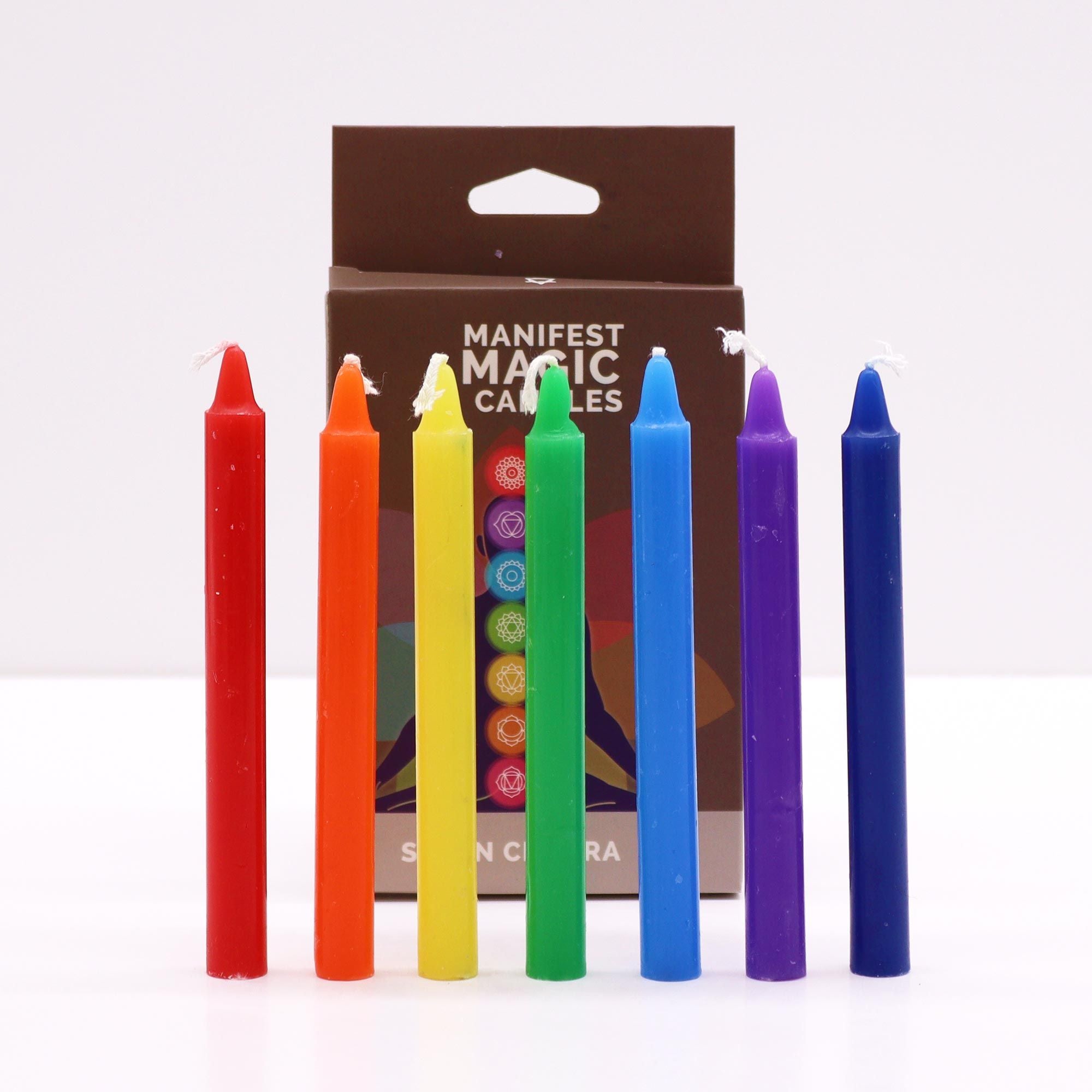 Seven Charkra Manifest Candles (pack of 7) 🇬🇧