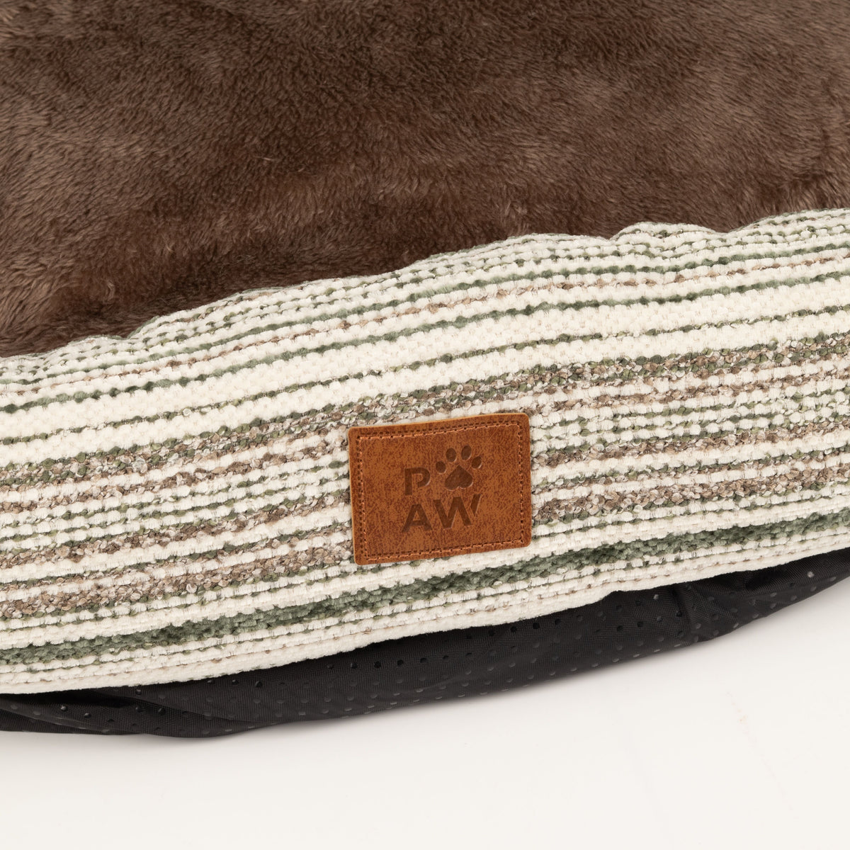 PAW Bed – Medium Sofa – Brown Stripes – 60 × 60 × 28cm 🇬🇧