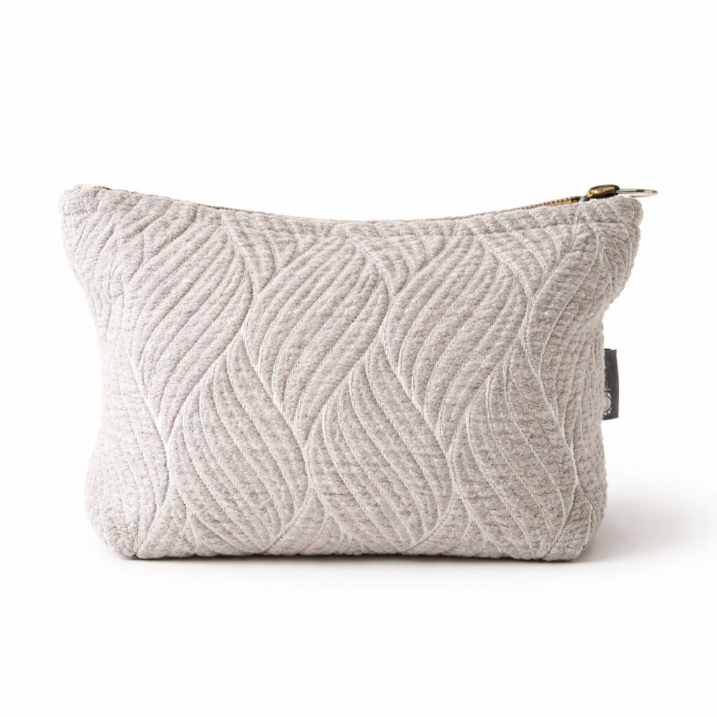 Nomad Sari Indian Jacquard Toiletry Bag - Moonlit Weave 🇬🇧