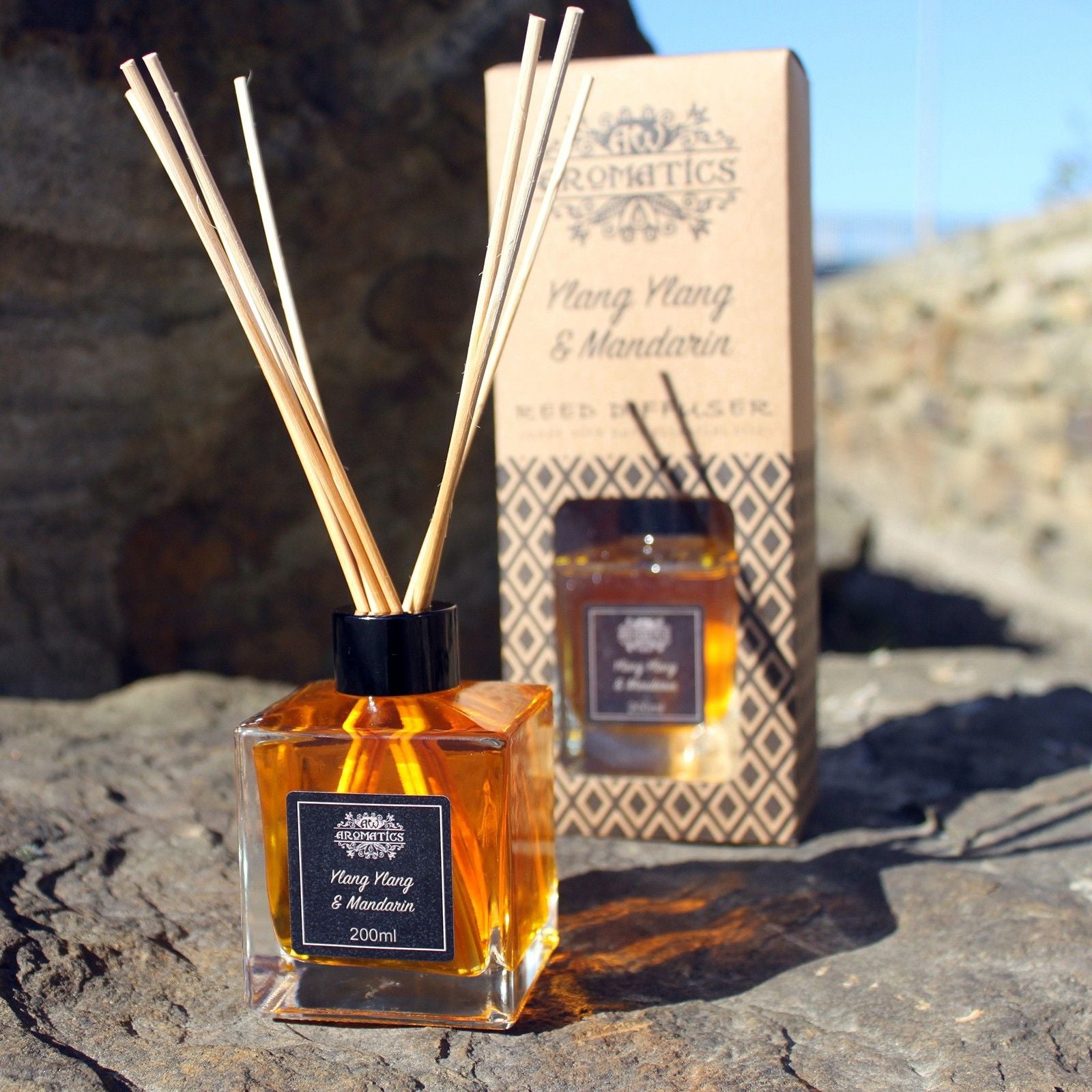 200ml Ylang Ylang & Mandarin Essential Oil Reed Diffuser 🇬🇧