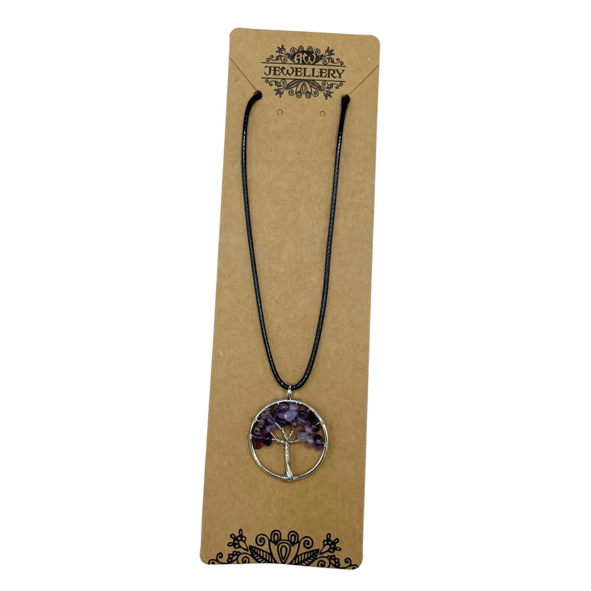 Tree of Life Pendant - Amethyst 🇬🇧