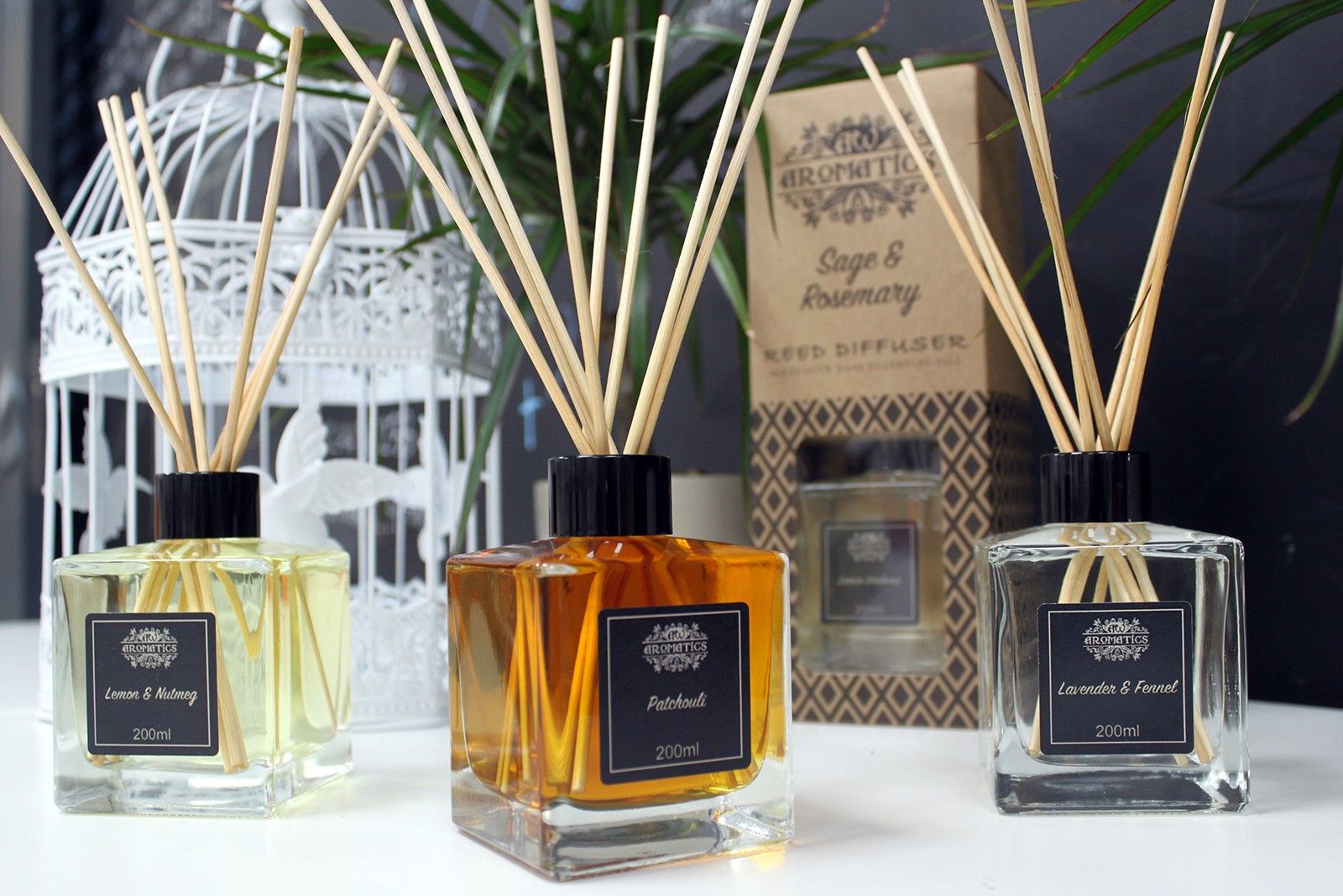 200ml Lemon Verbena Essential Oil Reed Diffuser 🇬🇧
