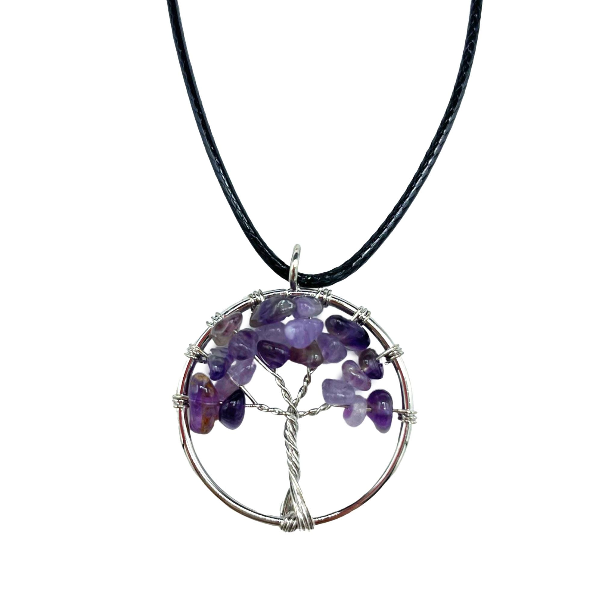 Tree of Life Pendant - Amethyst 🇬🇧
