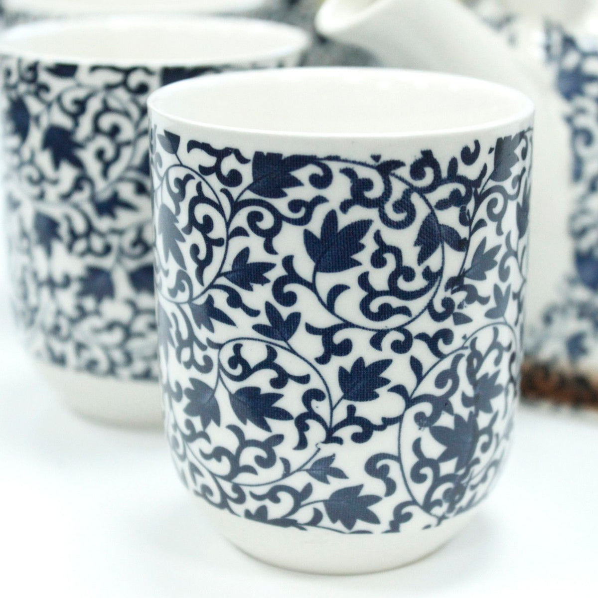 Herbal Teapot Set - Blue Pattern 🇬🇧