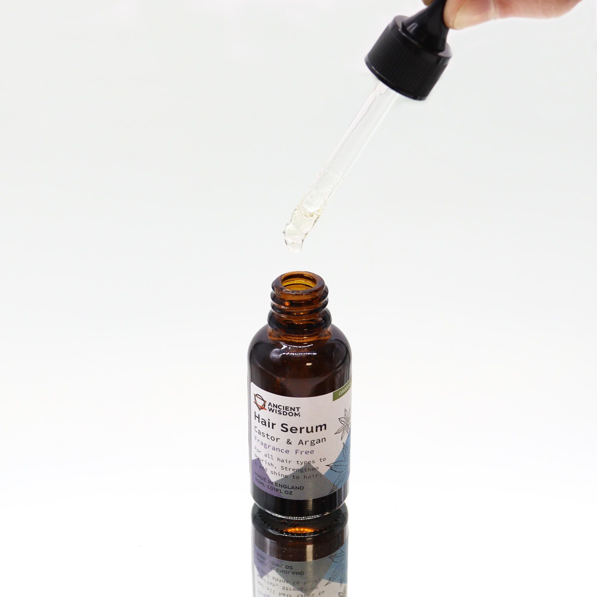 Organic Hair Serum 30ml - Unfragranced 🇬🇧