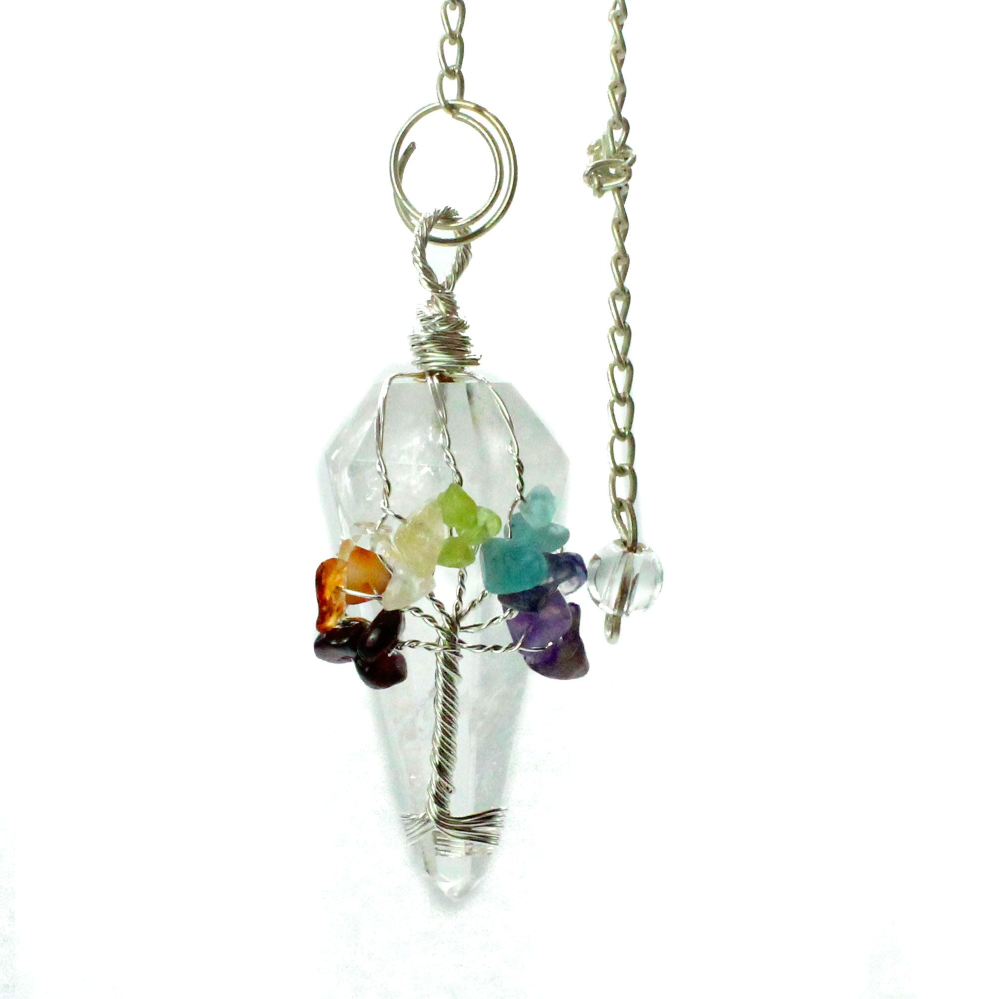 Magic Pendulum - Seven Chakra - Rock Quartz 🇬🇧
