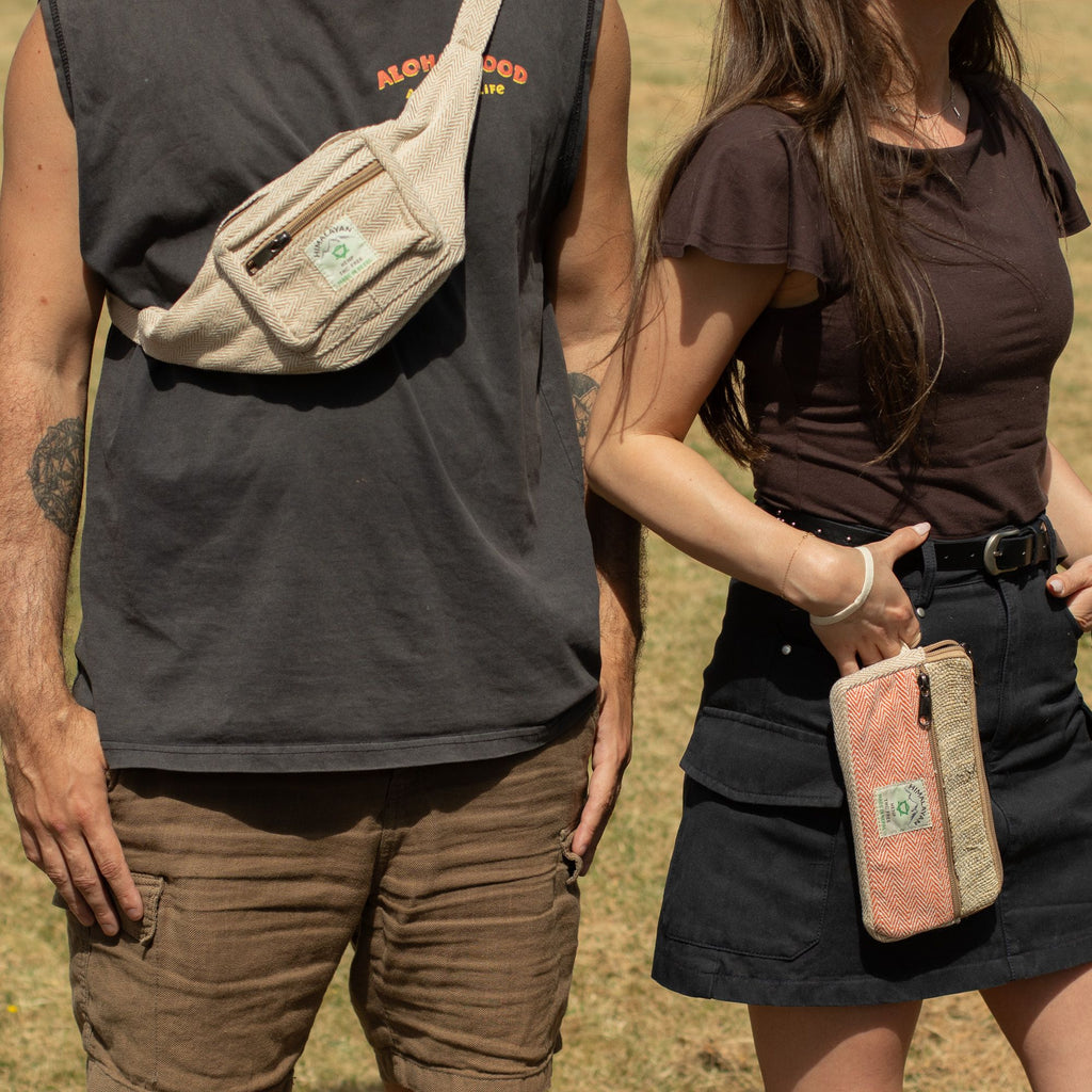 Hemp Phone/Tobacoo/Anything Zip Pouch (assorted) 🇬🇧