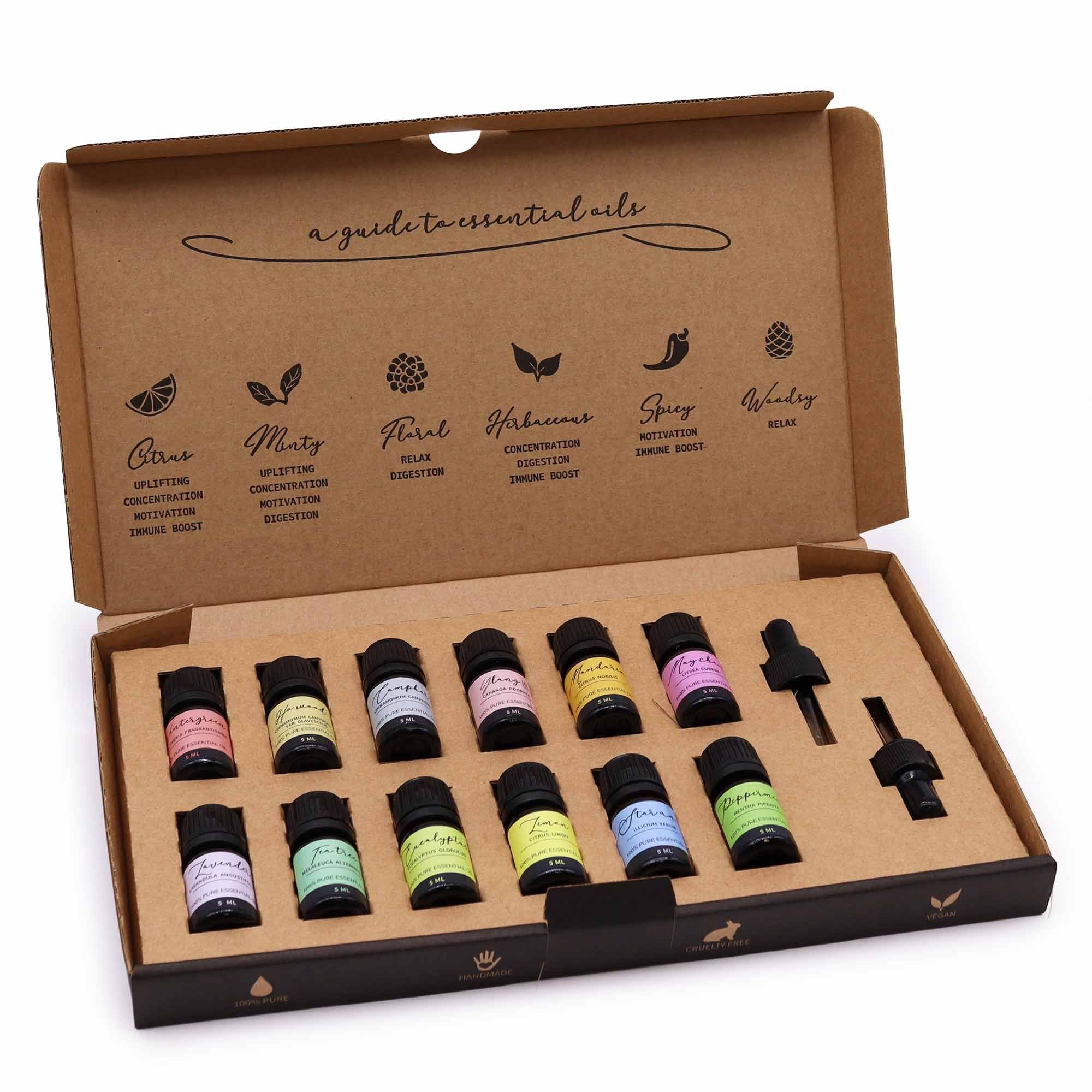 Aromatherapy Essential Oil Set - Starter Pack 🇬🇧