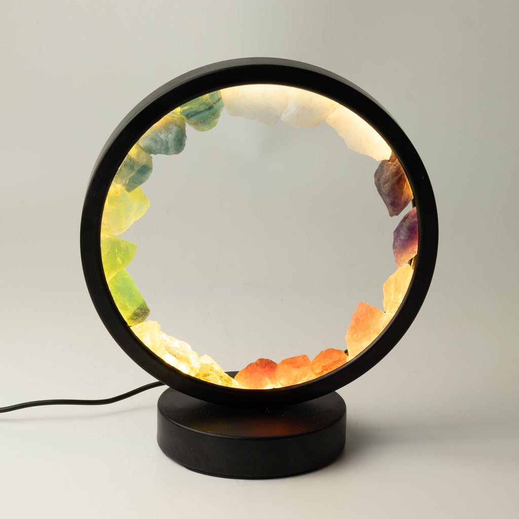 Gemstone Halo Lamp - 7 Chakra  - 7 Gems 🇬🇧
