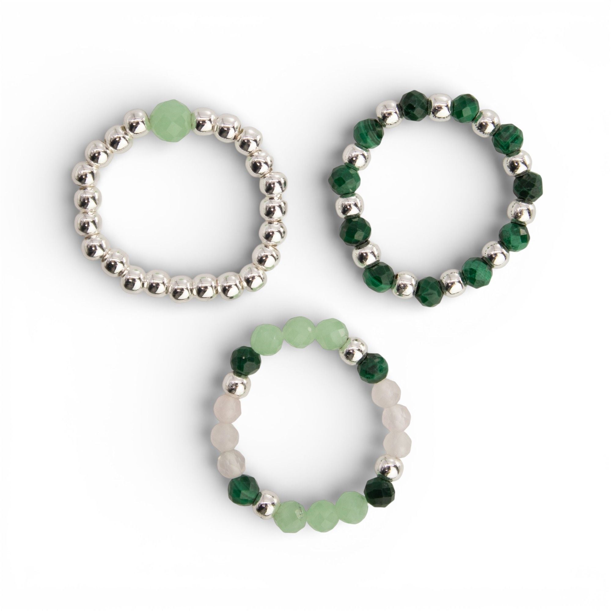 Nymph Spirit Gemstone Ring Set - Forest Spirit 🇬🇧